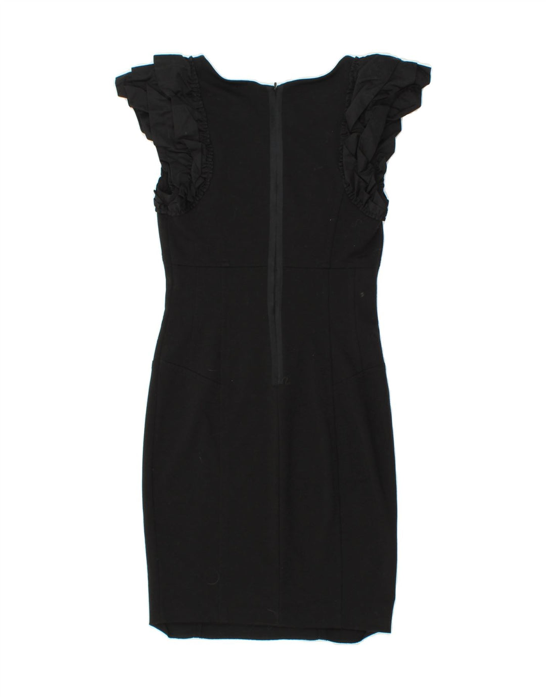 TED BAKER Womens Sleeveless Sheath Dress Size 2 Small Black Polyester Vintage Ted Baker and Second-Hand Ted Baker from Messina Hembry 