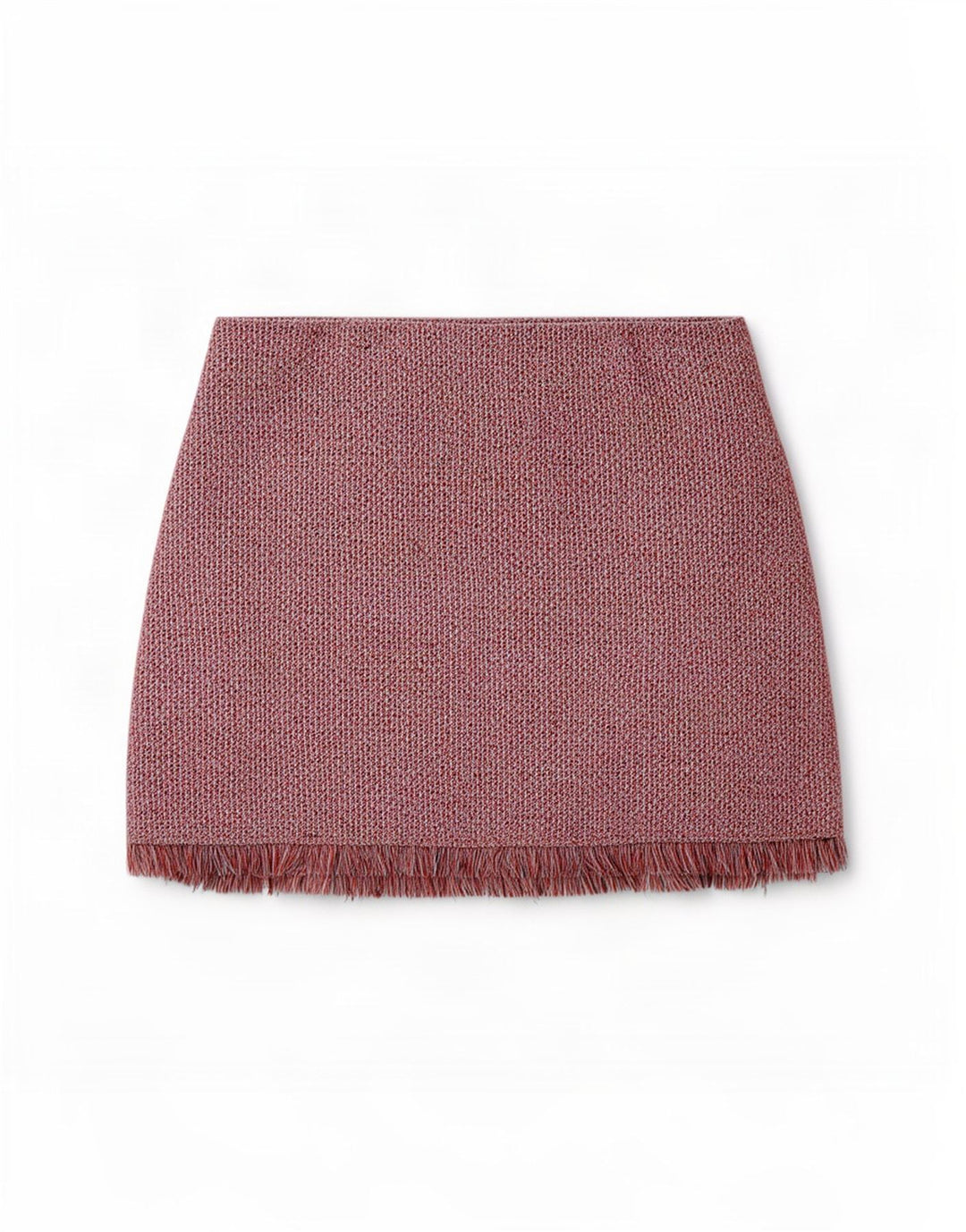 Minigonna Zara da donna grande W30 rossa screziata