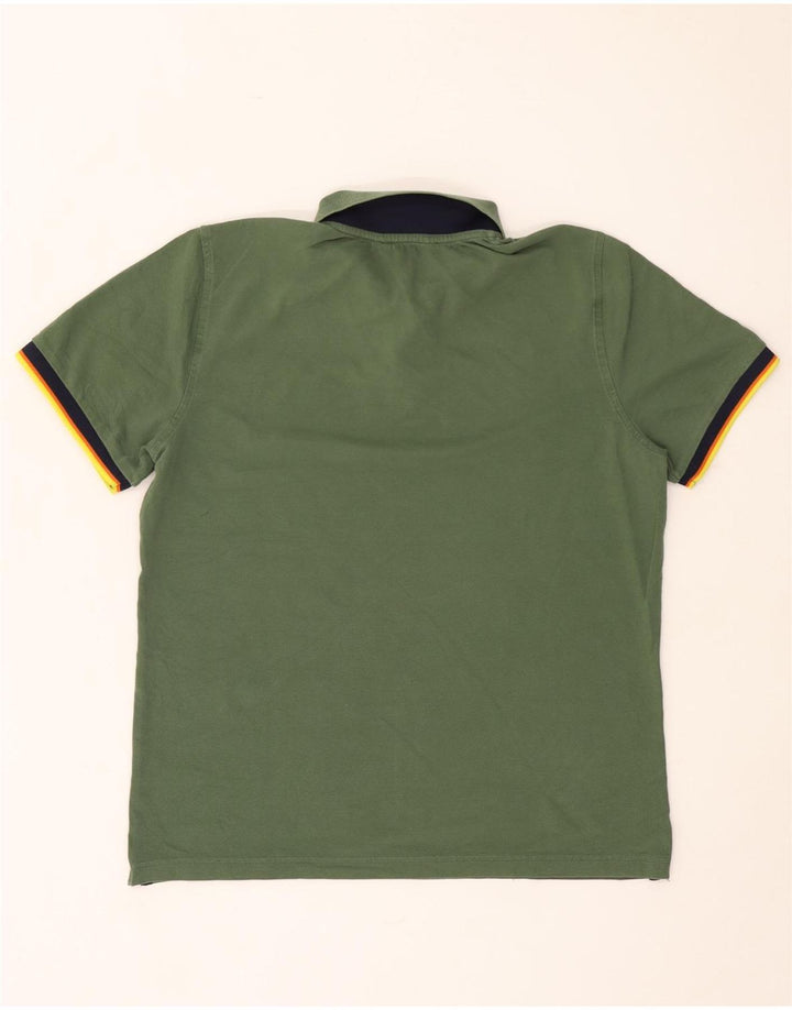 Polo K-Way da uomo grande verde