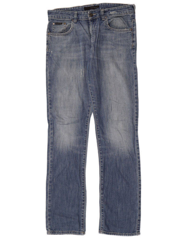 Jeans slim invecchiati da donna Calvin Klein W32 L33 Blu