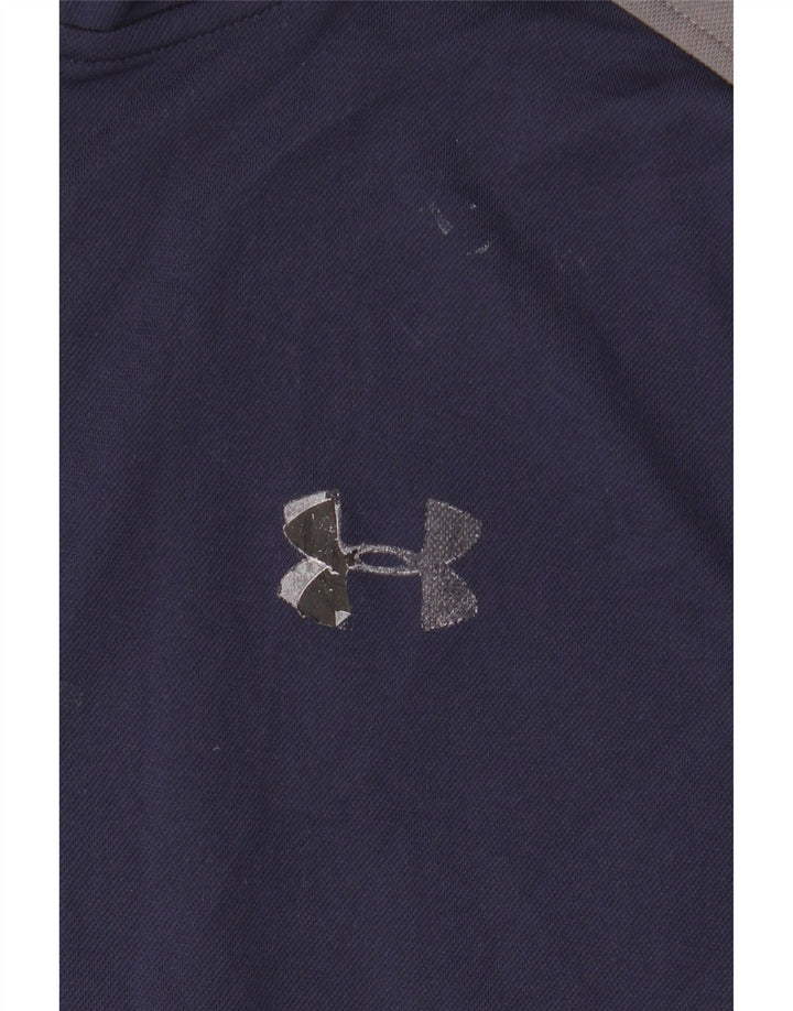 Giacca da tuta da uomo Under Armour Heat Gear piccola blu navy