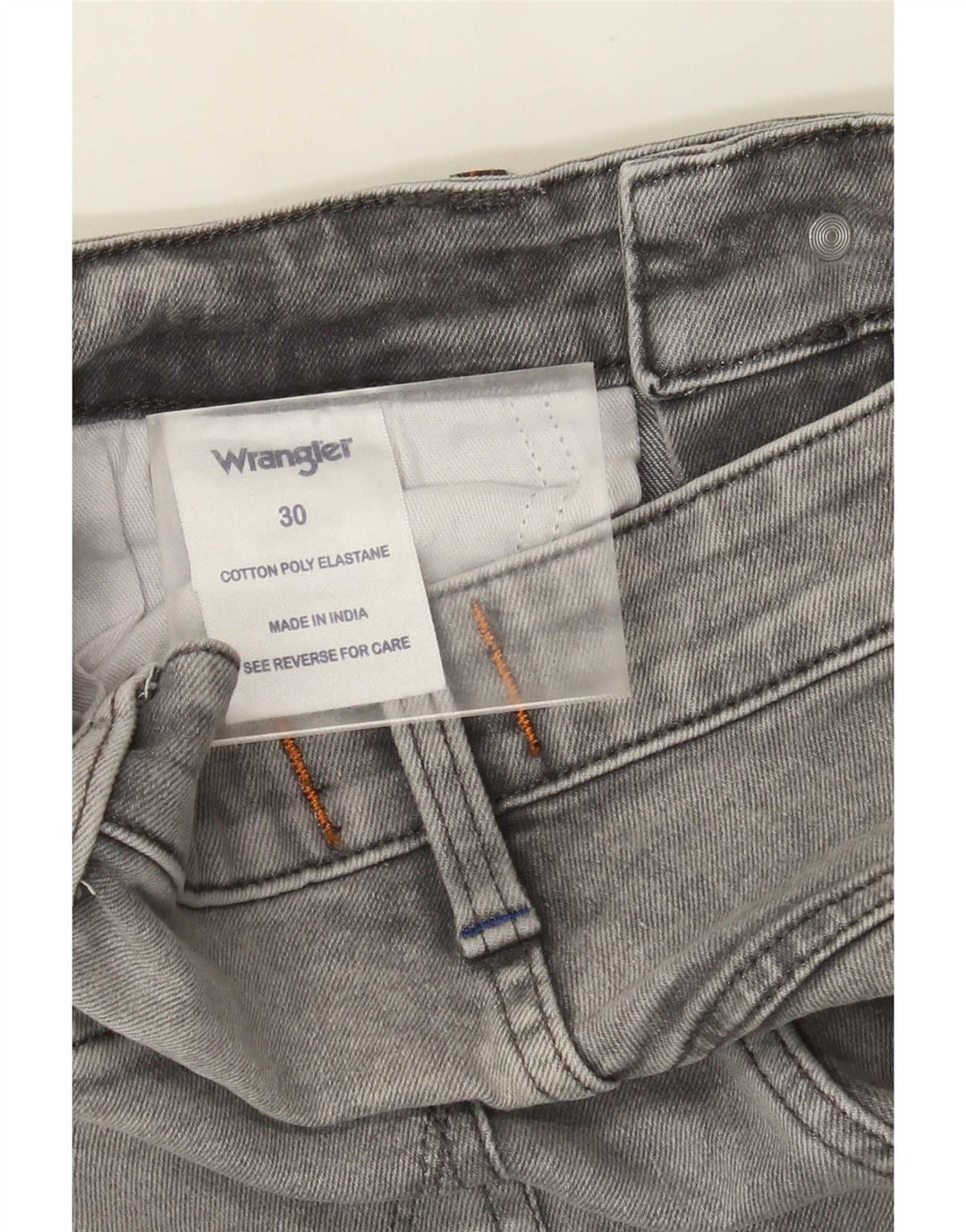 Jeans dritti Zathan da uomo Wrangler W30 L32 cotone grigio