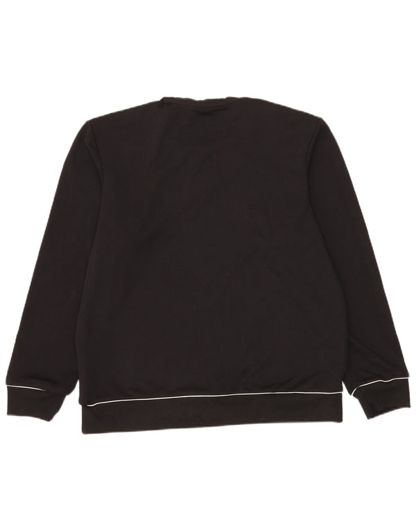 Felpa da uomo Adidas Climawarm Jumper UK 42/44 Large Poliestere nero