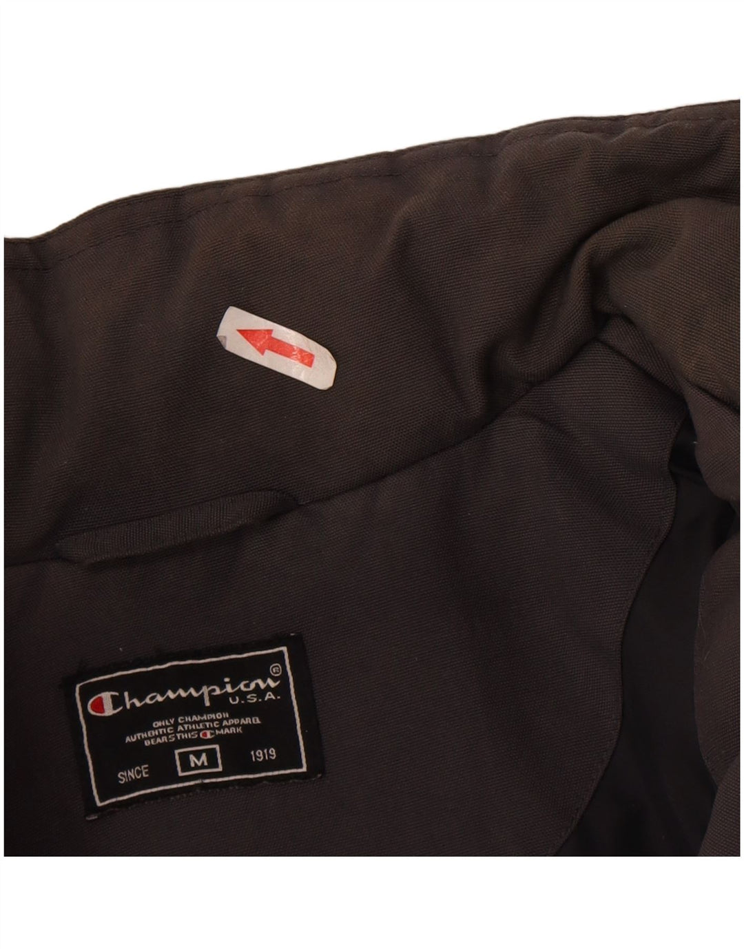 Cappotto imbottito da uomo Champion UK 38 nylon nero medio