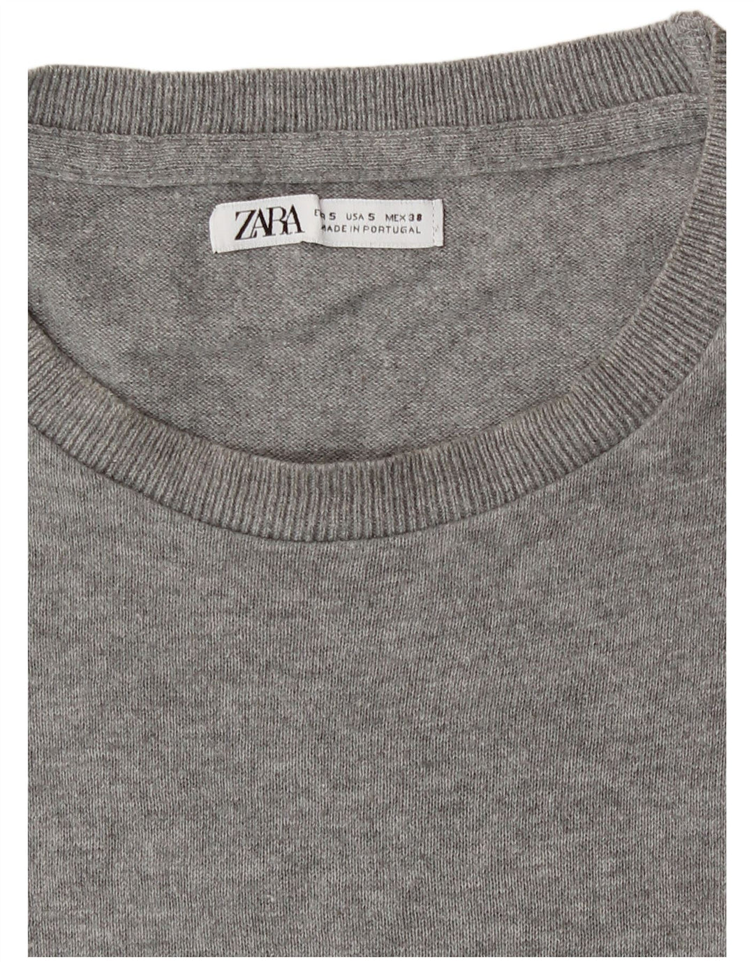 T-shirt Zara da uomo Top piccola grigia