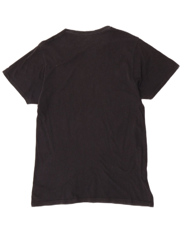 T-shirt grafica da uomo Pull & Bear, taglia media, nera