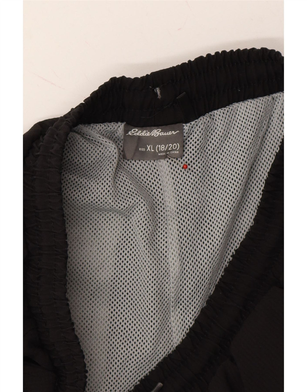 EDDIE BAUER Boys Sport Shorts 15-16 Years XL Black Polyester Vintage Eddie Bauer and Second-Hand Eddie Bauer from Messina Hembry 