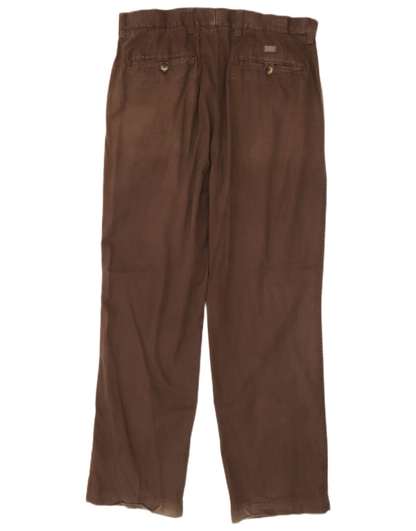Pantaloni chino con pegged Marks & Spencer da donna blu Harbour W34 L30 Marrone