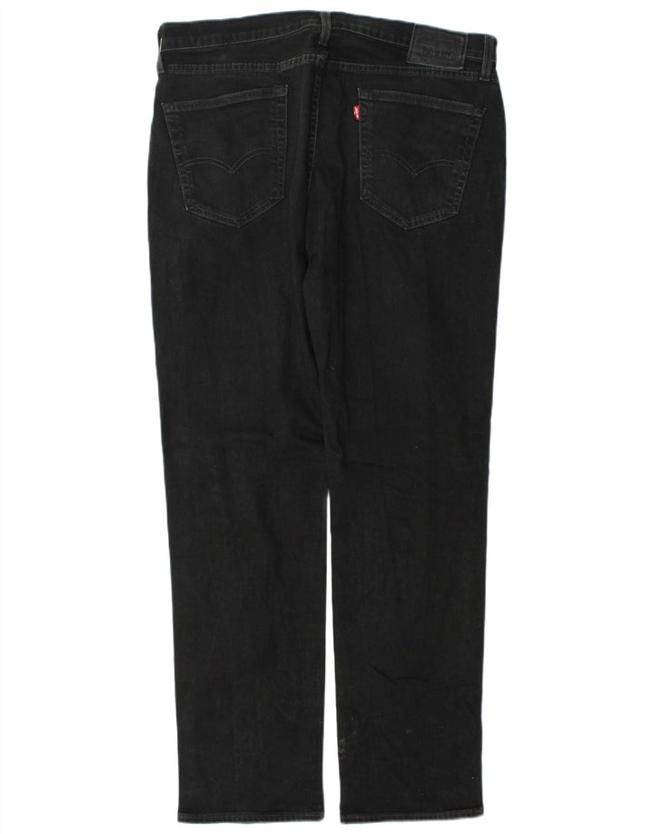 Levi's Uomo 514 Jeans dritti W36 L34 Cotone Nero