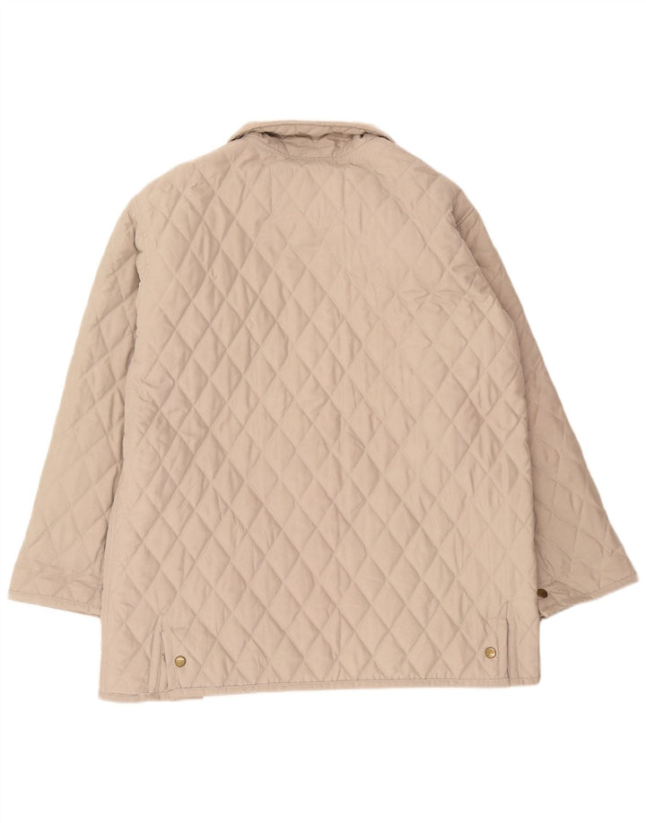 Giacca trapuntata da uomo Nazareno Gabrielli UK 38 Poliestere grigio medio