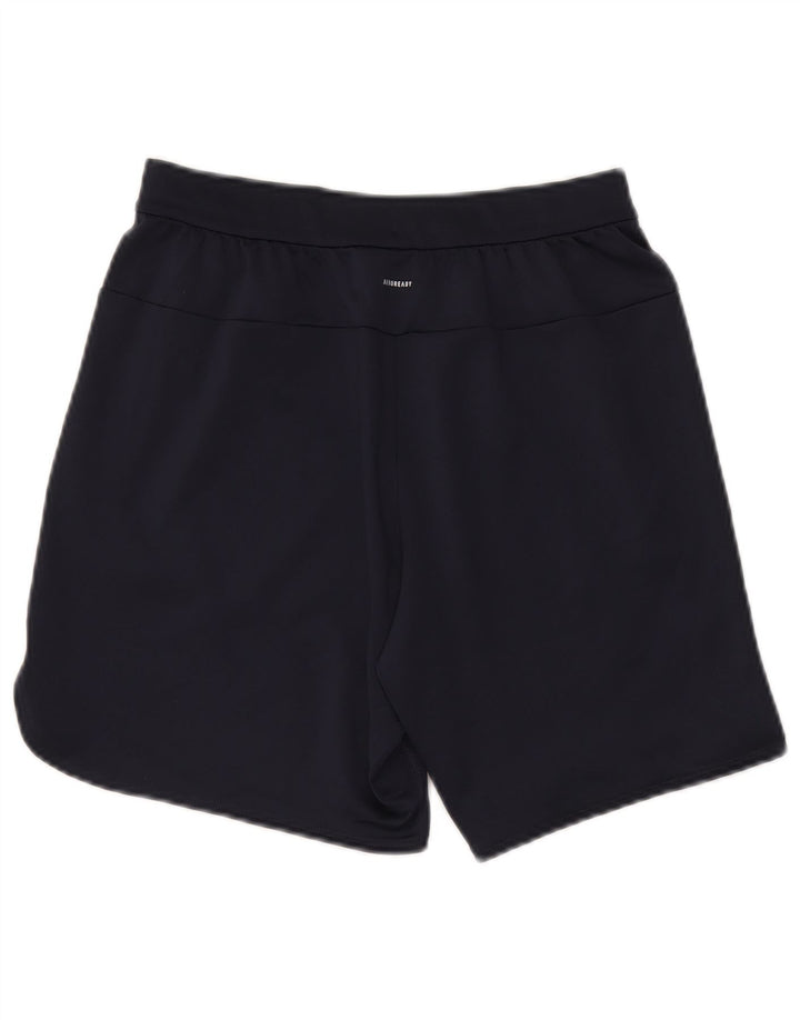 Pantaloncini sportivi Adidas Aeroready da uomo piccoli in poliestere blu navy