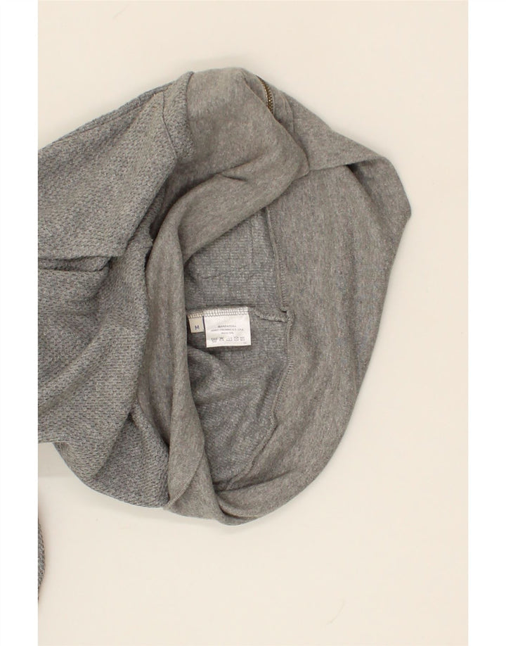 Maglione con cappuccio e zip da uomo COLMAR in cotone grigio medio