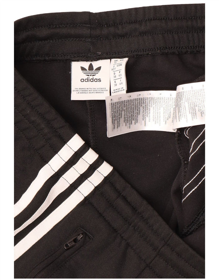 Pantaloni da tuta da donna Adidas UK 12 Medium Nero Poliestere
