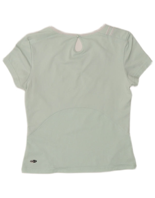 T-shirt Adidas Climalite da donna Top UK 10 Small Turchese Poliestere