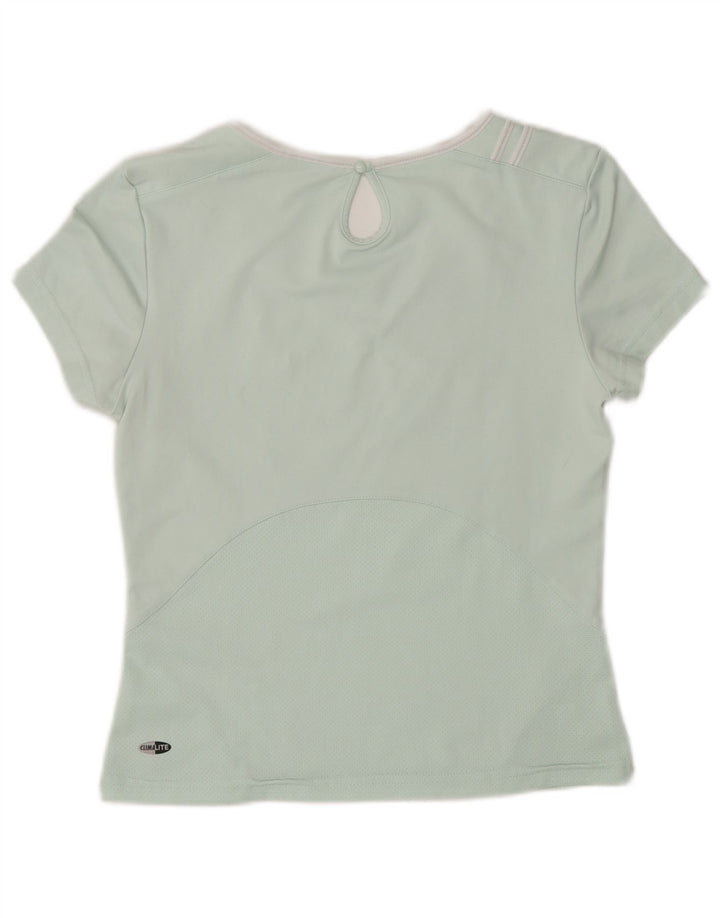 T-shirt Adidas Climalite da donna Top UK 10 Small Turchese Poliestere