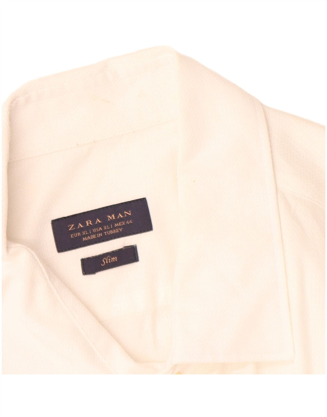 Camicia slim da uomo Zara XL bianca