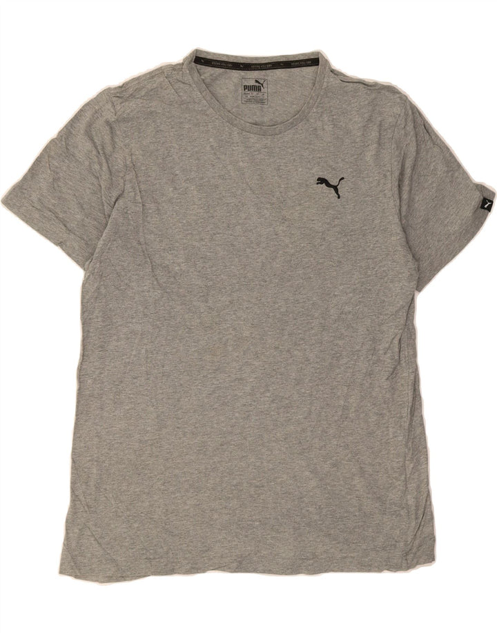 PUMA Mens T-Shirt Top Large Grey Cotton Vintage Puma and Second-Hand Puma from Messina Hembry 