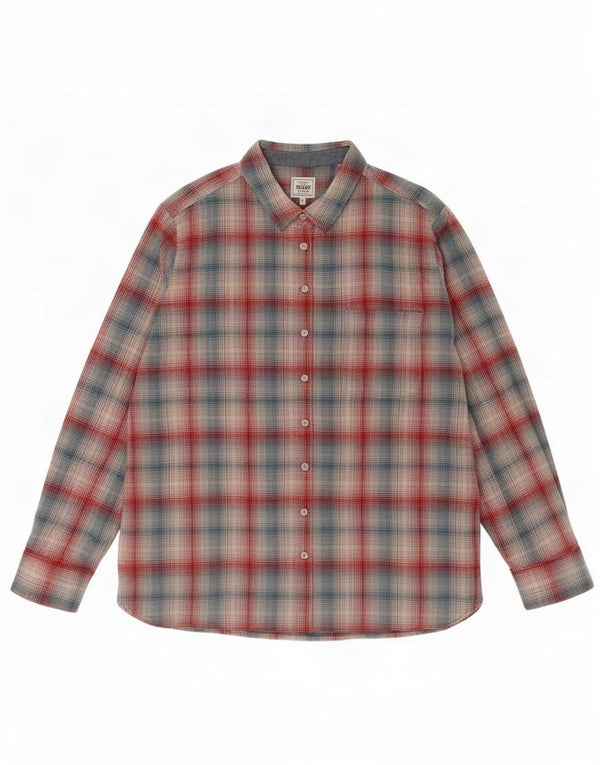 Camicia di flanella da donna Fat Face UK 24 4XL Cotone a quadri multicolore