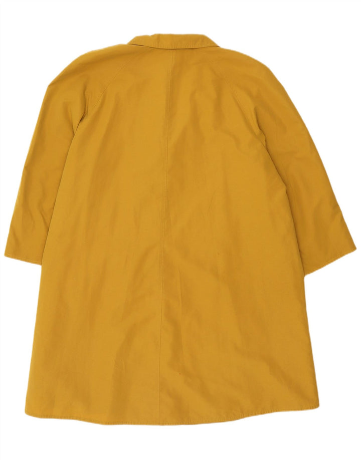 Marina Rinaldi Soprabito oversize da donna taglia 17 piccolo poliestere giallo
