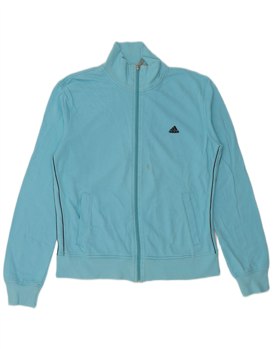 Giacca da tuta da donna ADIDAS EU 44/46 Large Blu Cotone