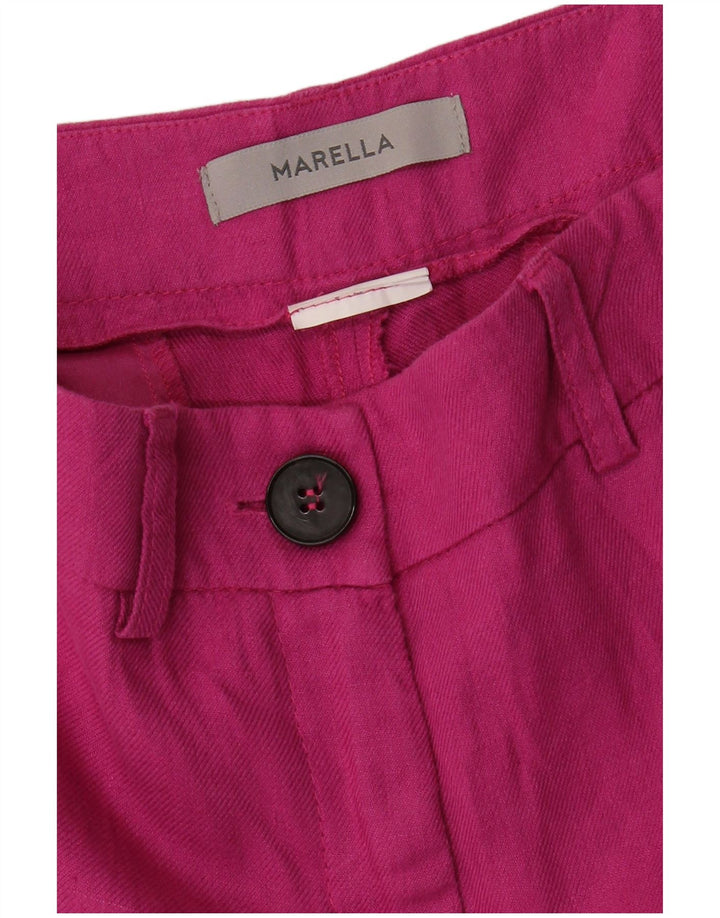 Pantaloni corti slim da donna Marella W30 L24 Rosa