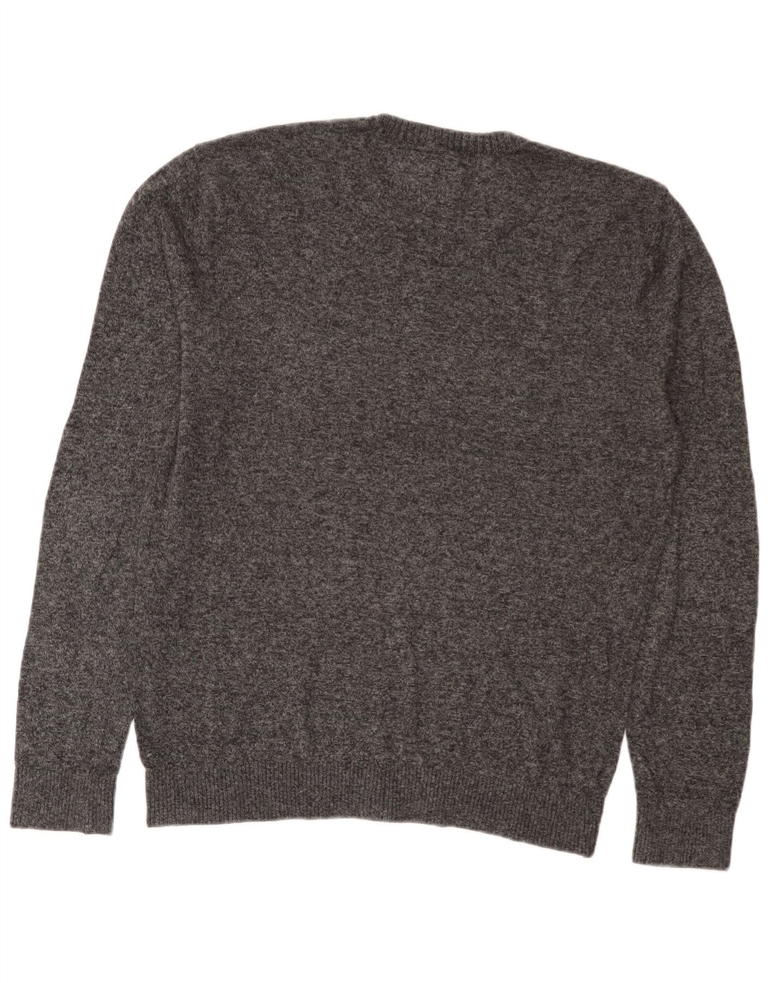 Maglione Hollister da uomo girocollo grande grigio screziato