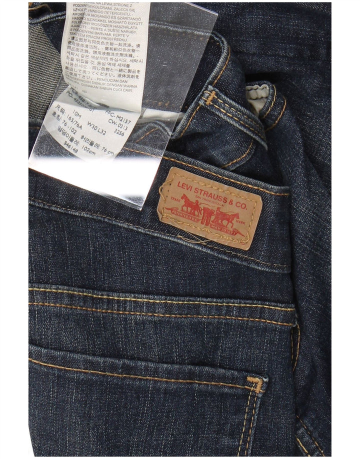 Jeans skinny legging corto da donna LEVI'S W30 L26 cotone blu