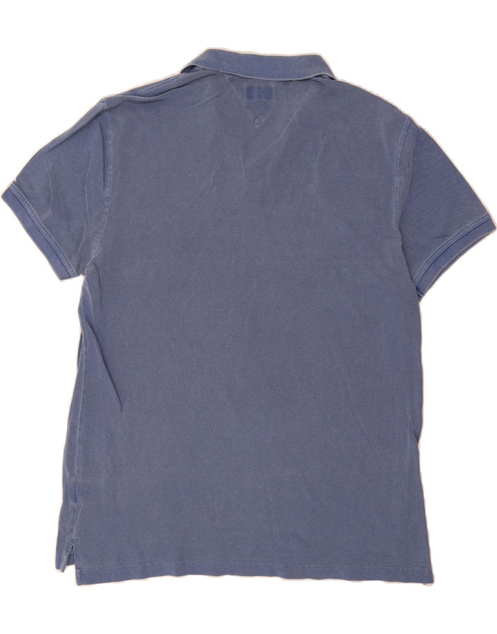 TOMMY HILFIGER Mens Regular Polo Shirt 2XL Blue Cotton Vintage Tommy Hilfiger and Second-Hand Tommy Hilfiger from Messina Hembry 