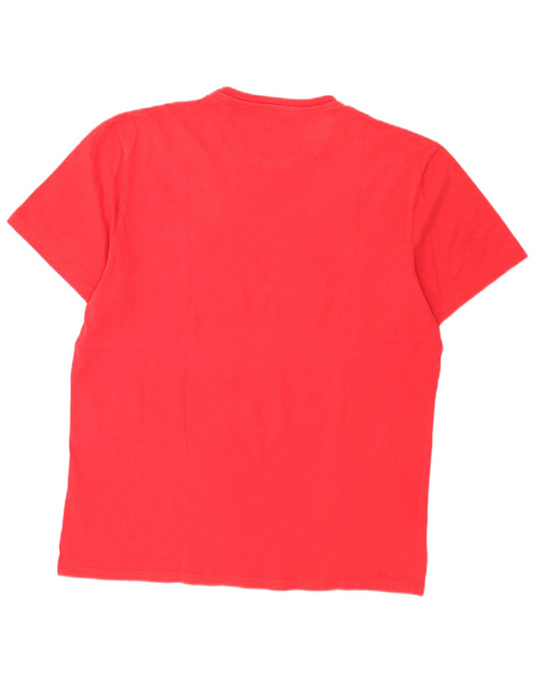 T-shirt grafica da uomo con vestibilità standard Levi's Top XL in cotone rosso
