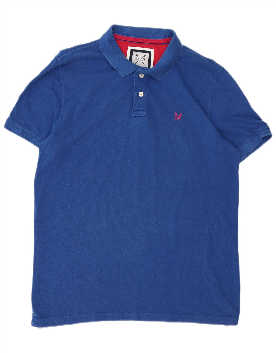 Crew Clothing Polo da uomo grande in cotone blu