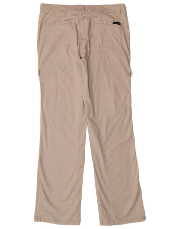Pantaloni cargo bootcut da uomo Sergio Tacchini W36 L32 in cotone beige