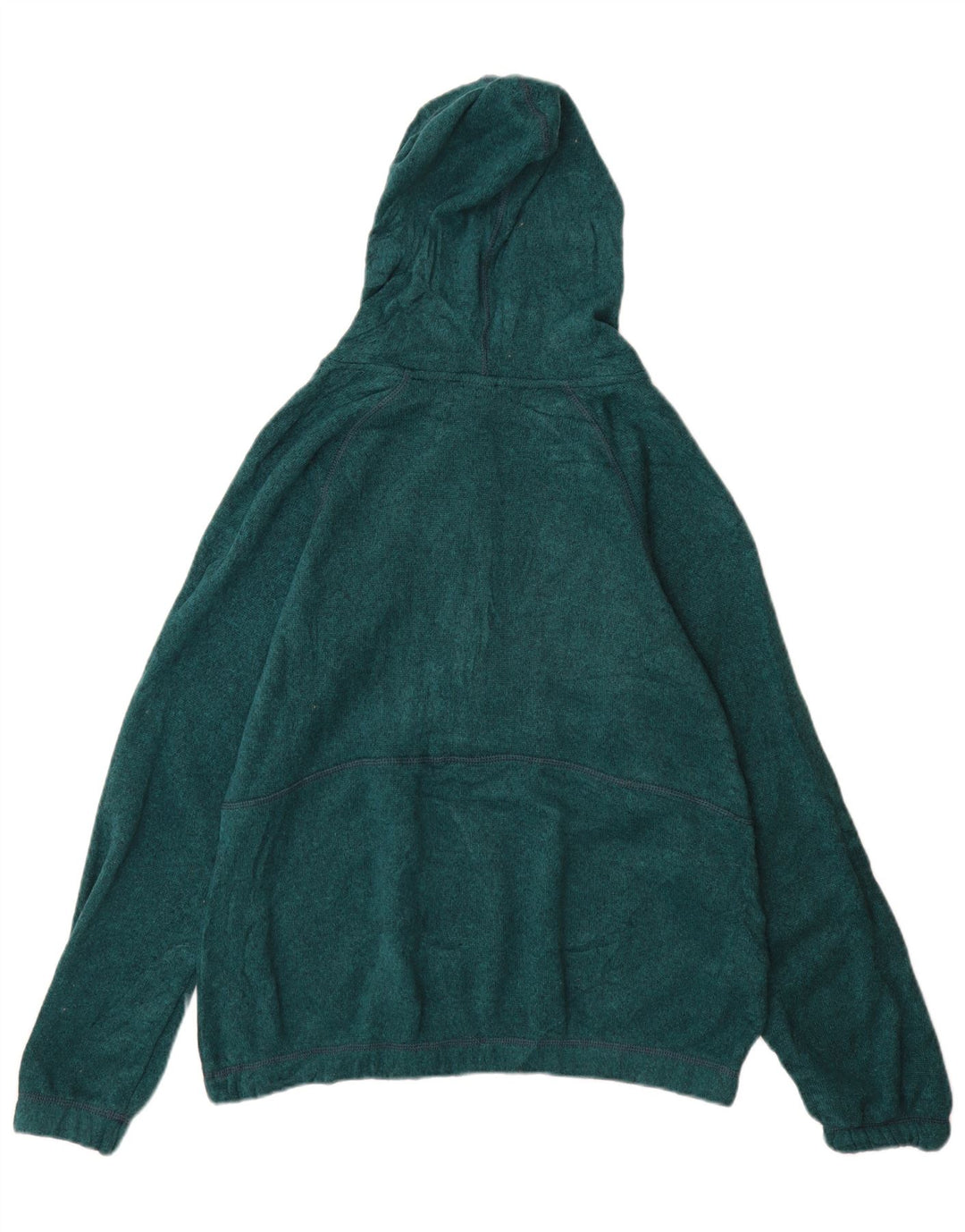 Maglione da donna Eddie Bauer con collo a bottoni UK 14 Poliestere verde medio