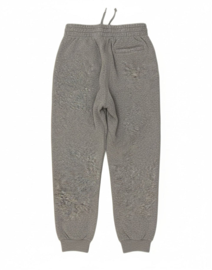 NIKE Boys Tracksuit Trousers Joggers 10-11 Years Medium Grey Cotton