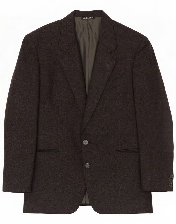 Pal Zileri Giacca blazer a 2 bottoni da uomo IT 48 Lana vergine grigio medio