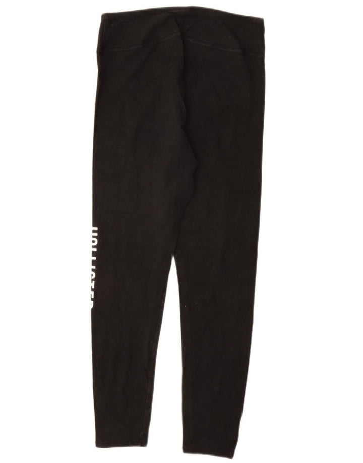 Leggings grafici da donna HOLLISTER UK 14 grande cotone nero