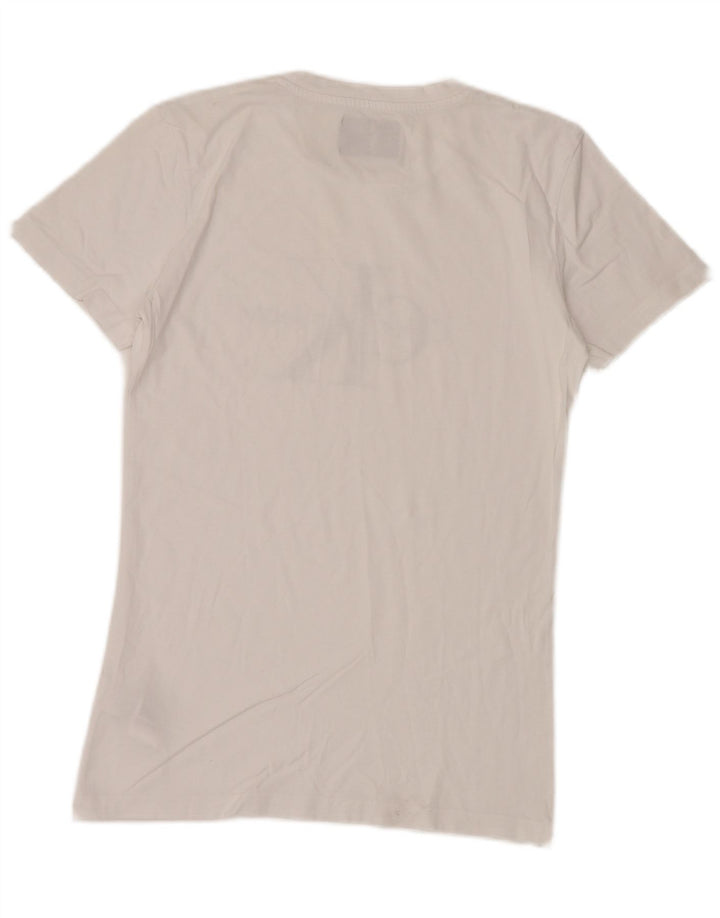 CALVIN KLEIN JEANS T-shirt grafica da uomo Top piccola in cotone bianco