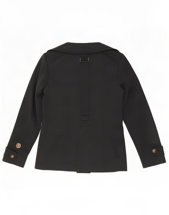 Giacca blazer a 1 bottone da donna Zara UK 10 piccola in cotone nero