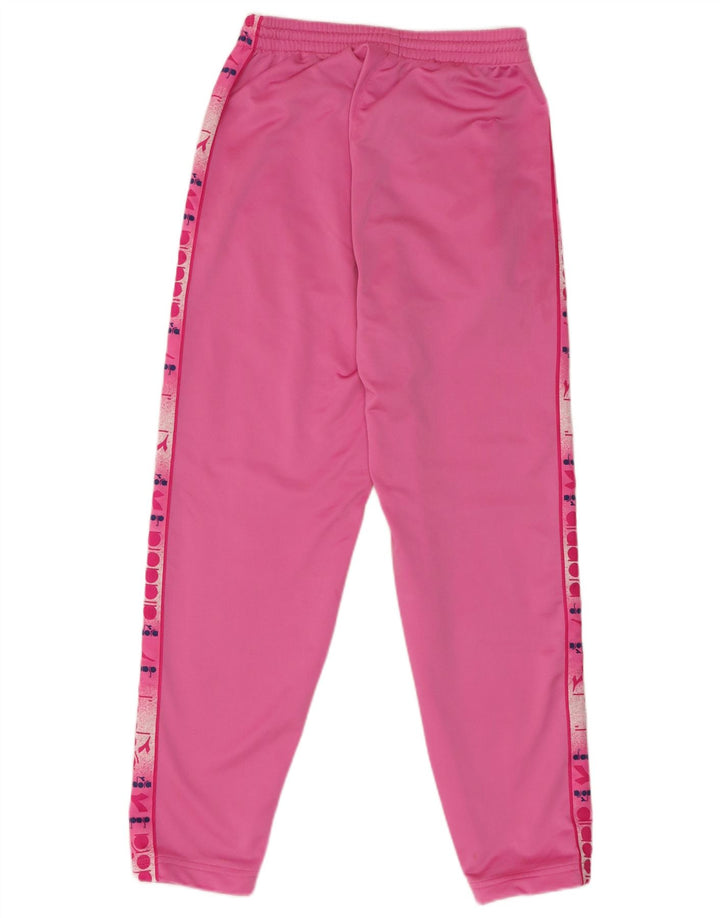 Pantaloni da tuta grafici da donna Diadora UK 14 rosa medio