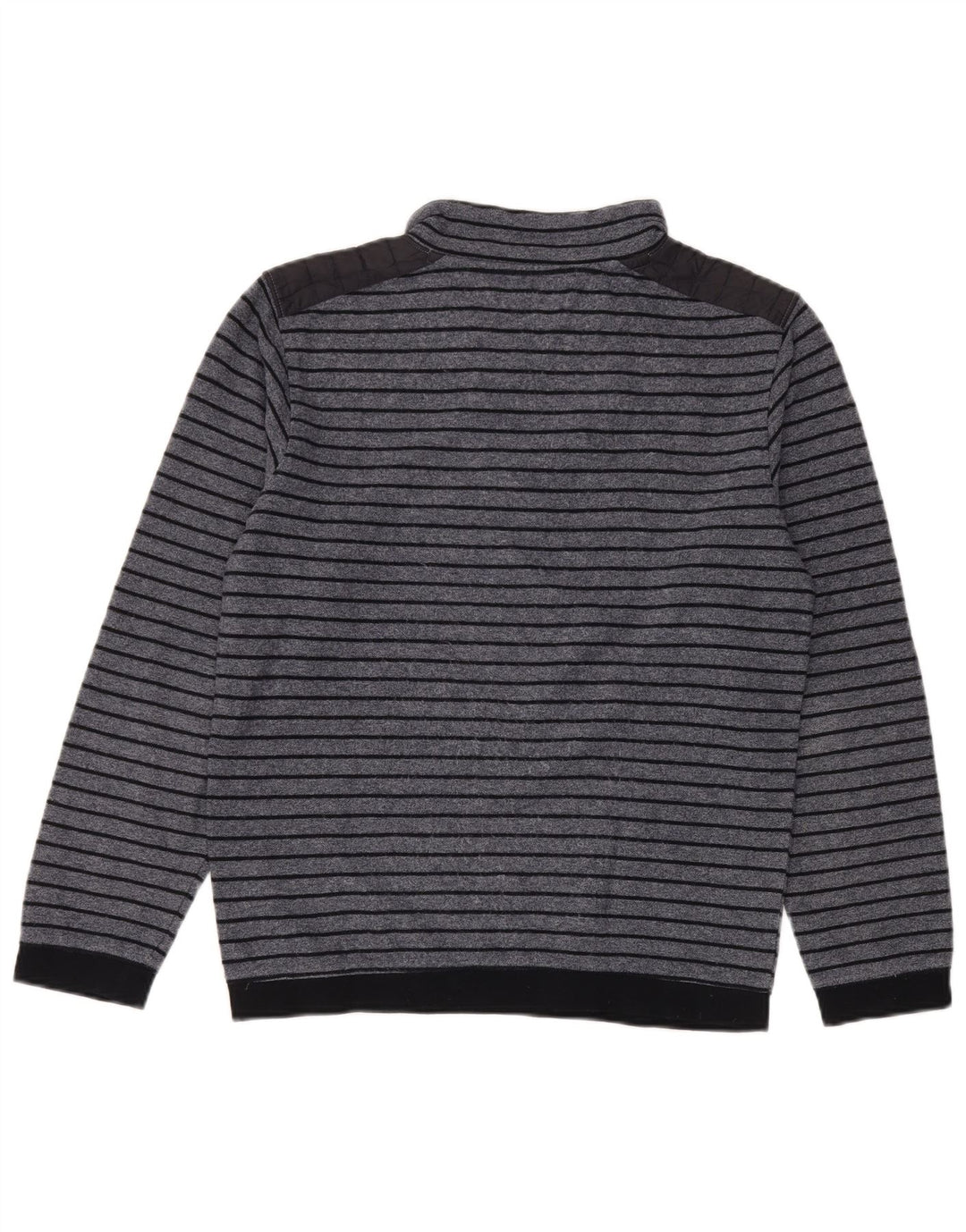 Maglia da uomo Essentials a maniche lunghe a righe piccole blu navy