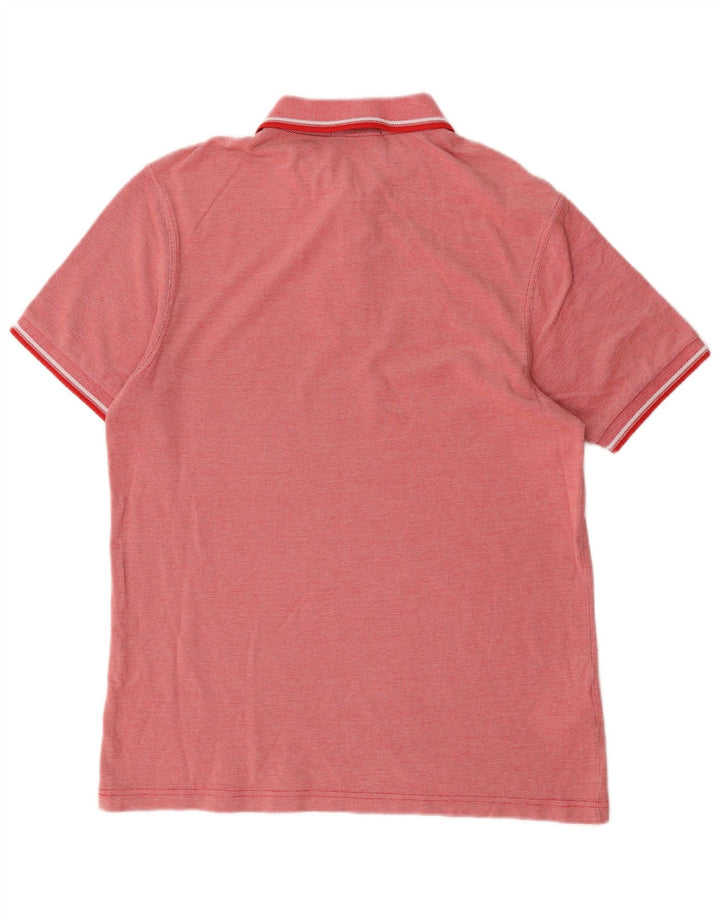 Polo da uomo Fred Perry in cotone rosso medio