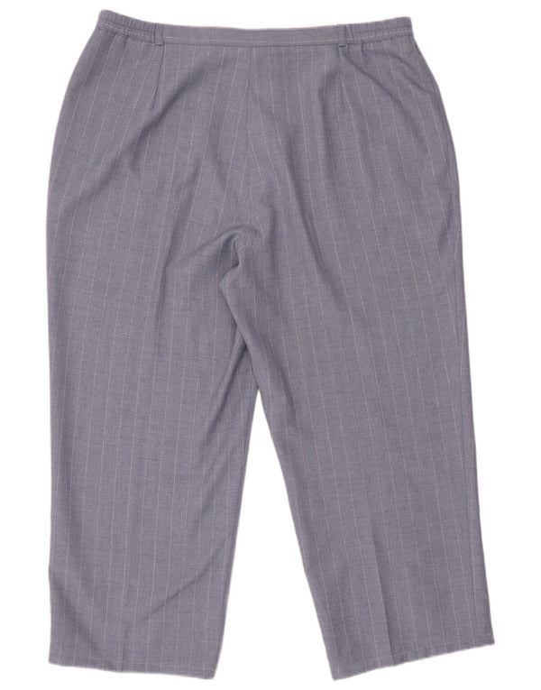 ST. Pantaloni corti a vita alta da donna BERNARD UK 20 2XL W34 L24 Blu