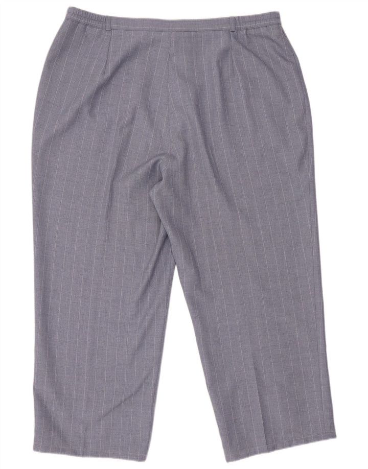 ST. Pantaloni corti a vita alta da donna BERNARD UK 20 2XL W34 L24 Blu