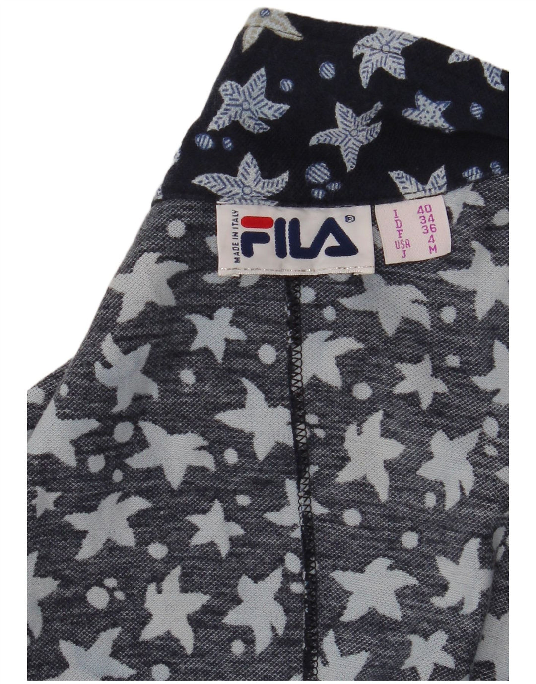 TUTA TUTA SENZA MANICHE DA DONNA FILA IT 40 Small Blu Navy Floreale