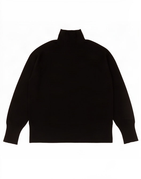 Maglione a collo alto oversize da donna Zara UK 10 piccolo in viscosa nera