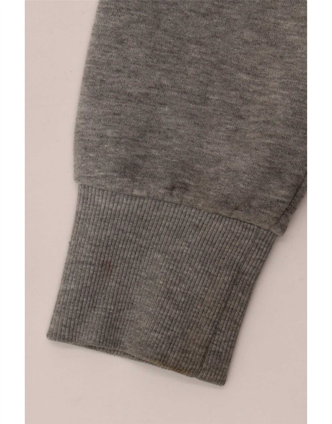 Maglione con cappuccio e zip da uomo Superdry, cotone chiazzato grigio grande