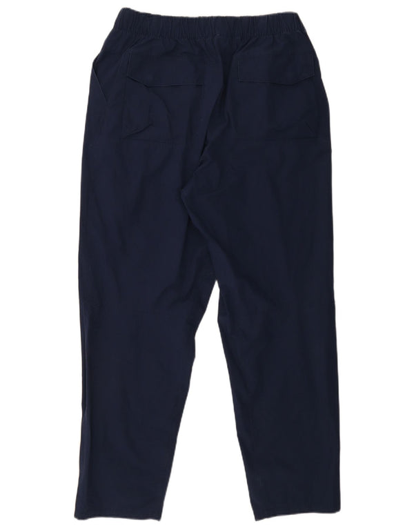 Pantaloni casual affusolati Nike da uomo grandi W34 L30 poliestere blu navy