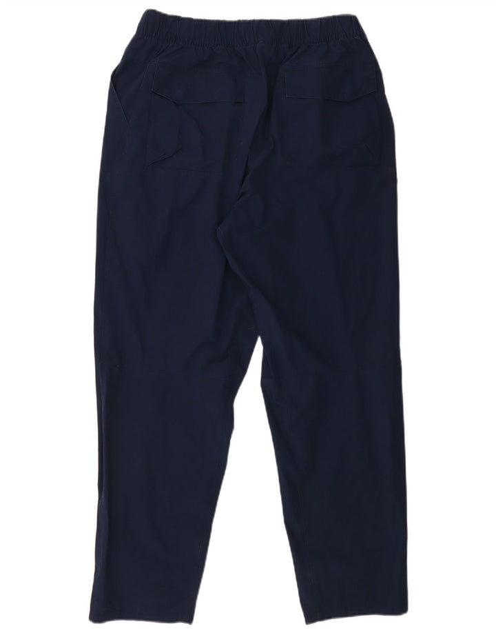 Pantaloni casual affusolati Nike da uomo grandi W34 L30 poliestere blu navy