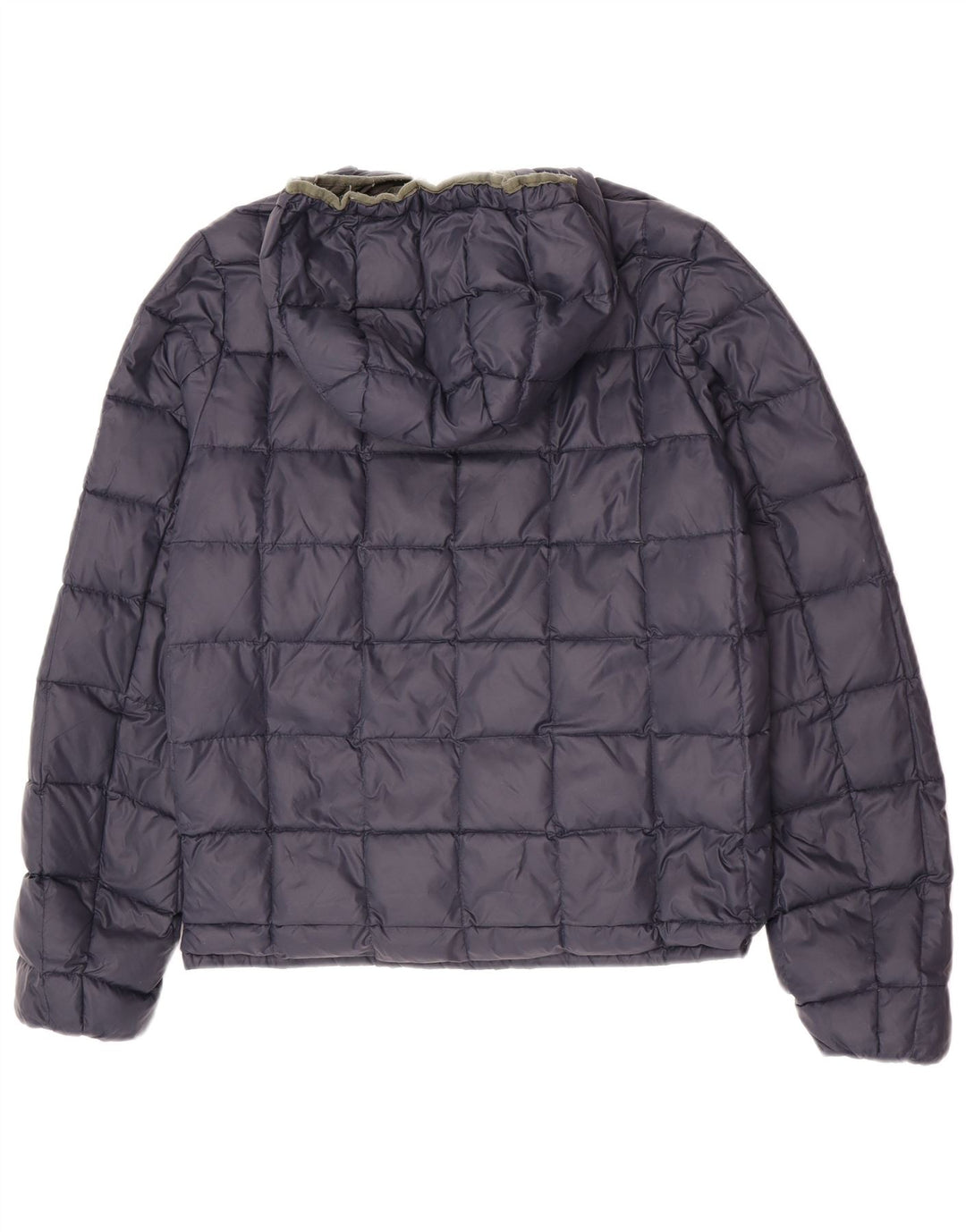 Giacca imbottita reversibile con cappuccio da uomo K-Way UK 38 Verde medio Poliammide