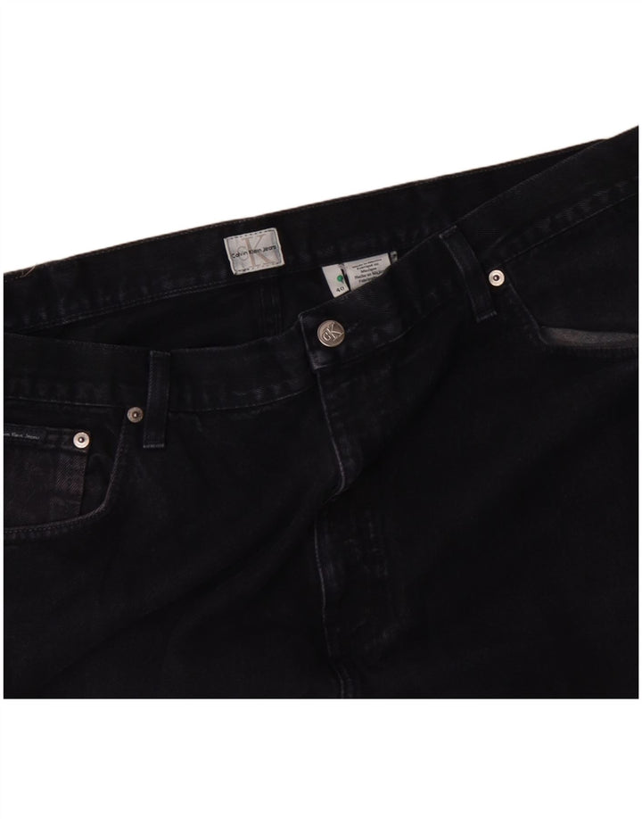 CALVIN KLEIN Jeans larghi da uomo W40 L27 cotone blu navy