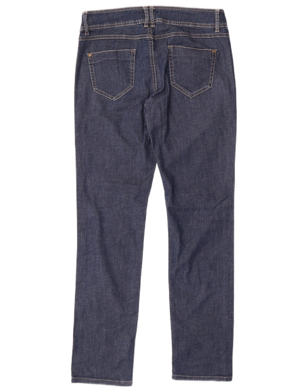 Jeans slim da donna Marella UK 10 piccoli W28 L30 cotone blu